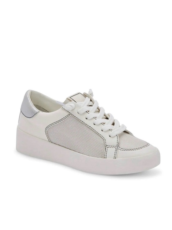 Dolce Vita Shoes - Dolce Vita Ledger Leather Sneaker in Off White Size 8